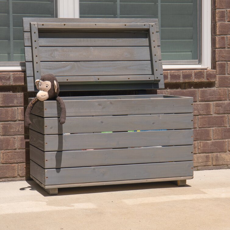 Solid oak deals toy box